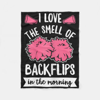 Womens Cheerleading Quote For A Cheer Girl  フリースブランケット