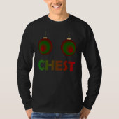 Womens Chest Nuts Chestnuts Christmas Matching Cou Tシャツ (正面)