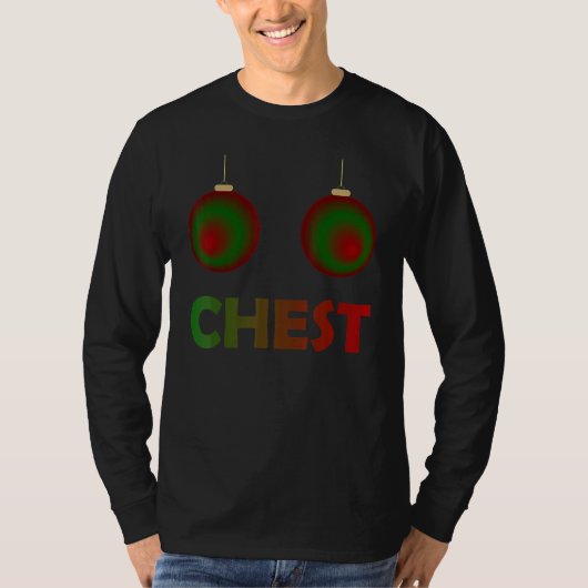 Womens Chest Nuts Chestnuts Christmas Matching Cou Tシャツ (正面)