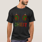 Womens Chest Nuts Chestnuts Christmas Matching Cou Tシャツ (正面)