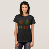 Womens Chest Nuts Chestnuts Christmas Matching Cou Tシャツ (正面フル)