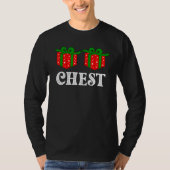 Womens Chest Nuts Matching Chestnuts Christmas Cou Tシャツ (正面)