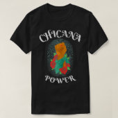 Womens Chicana Power  Tシャツ (デザイン正面)
