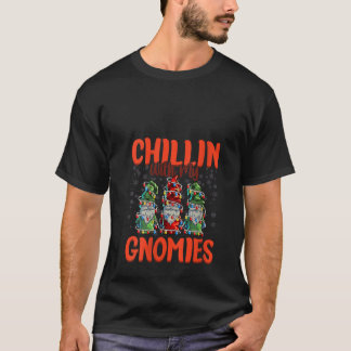 Womens Chillin With My Gnomies Womens Three Christ Tシャツ
