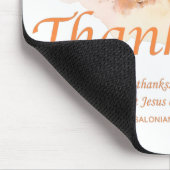 Women's Christian Butterfly Bible Verse：感謝 マウスパッド (コーナー)