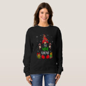 Womens Christmas Mimi Gnome Matching Family Xmas T スウェットシャツ (正面フル)