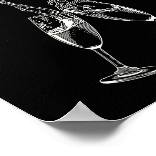 Womens Clink Clink V-neck  ポスター (角)