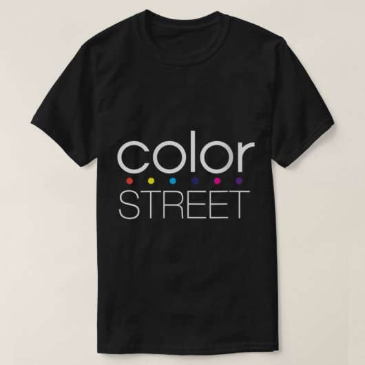 Womens Color Street VNeck  Tシャツ (デザイン正面)