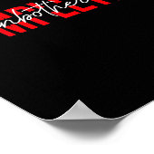 Womens Completely Unbothered Sarcasm Saying Quote  ポスター (角)