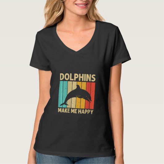 Womens Cool Dolphin For Men Women Dolphins Beluga  Tシャツ (正面)