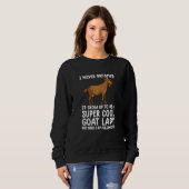 Womens Cool Goats For Women Girls  goa farmer farm スウェットシャツ (正面フル)
