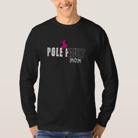Womens Cool Vault Athlete Vaulter Pole Jumper Mom Tシャツ (正面)
