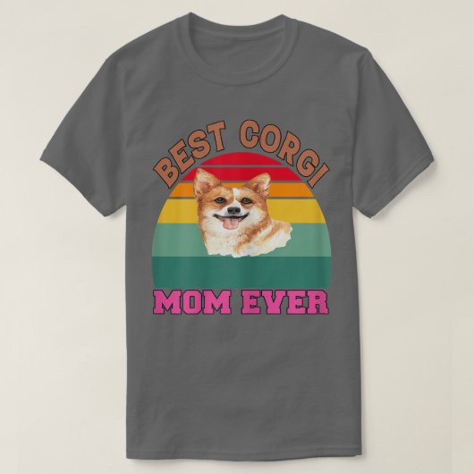 Womens Corgi Dog Pet Owner Prefect Design Gift Bes Tシャツ (デザイン正面)