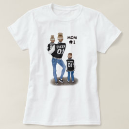 Women's Cotton T-shirt for Mother of Boy and Girl Tシャツ
