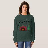 Womens Crewneck Most Wonderful Time of The Year スウェットシャツ (正面フル)