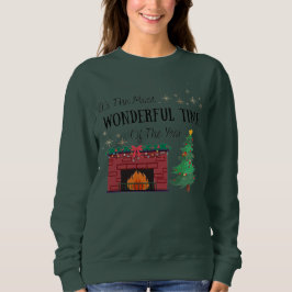 Womens Crewneck Most Wonderful Time of The Year スウェットシャツ