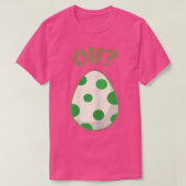 Womens Cute Egg Oh Tシャツ (デザイン正面)