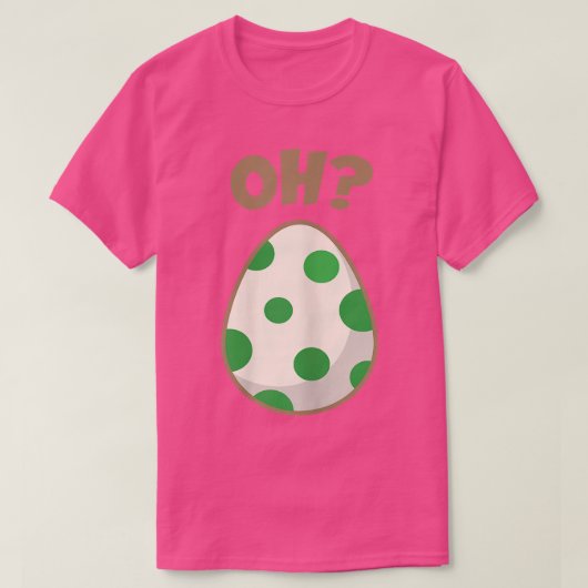 Womens Cute Egg Oh Tシャツ (デザイン正面)