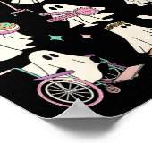 Womens Cute Ghost Physical Therapy Pt Physical The ポスター (角)