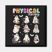 Womens Cute Ghost Physical Therapy Pt Physical The マグネット (正面)