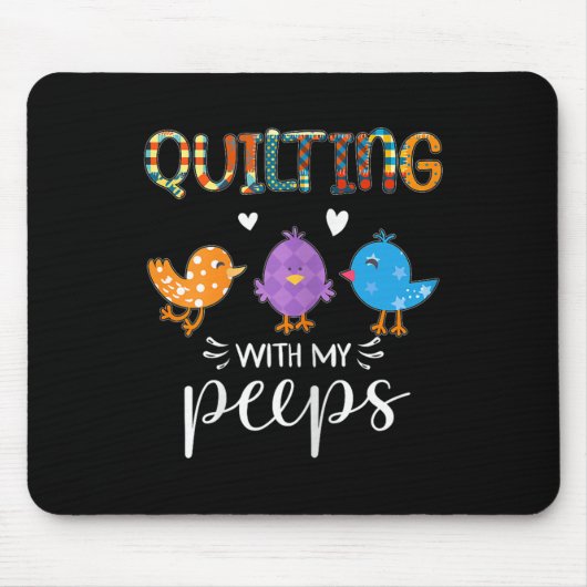 Womens Cute Quilting With My , Quilters  マウスパッド (正面)