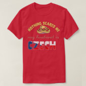 Womens czech husband Czechia s Tシャツ (デザイン正面)