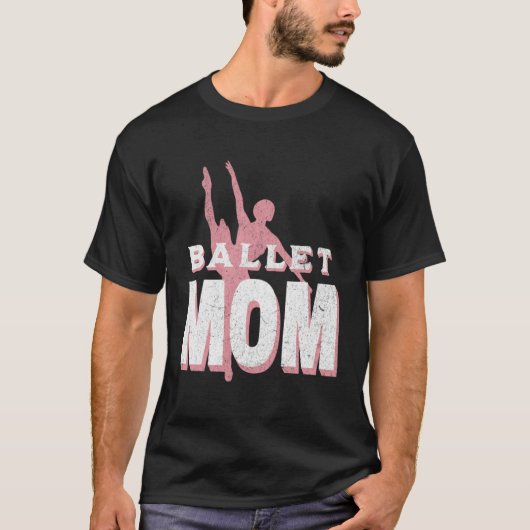 Womens Dance Mom Ballet Dancer Ballerina Dancing M Tシャツ (正面)