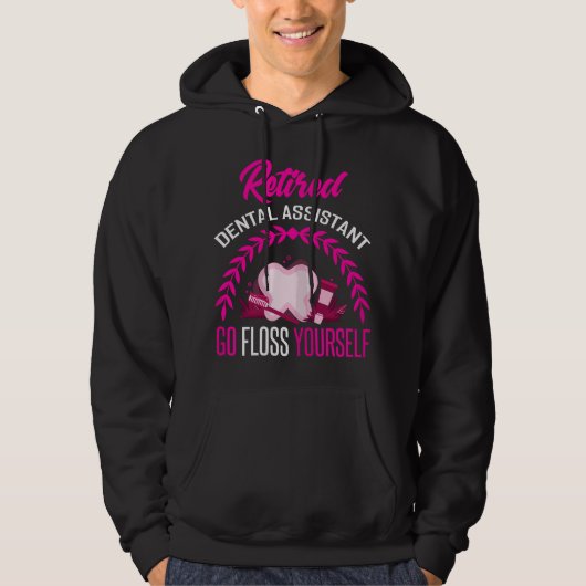 Womens Dental Assistant Retiremen Retired Dental A パーカ (正面)
