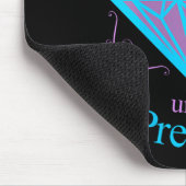 Womens Diamonds Are D Under Pressure - Motivationa マウスパッド (コーナー)