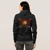 Women's Digital Sunflower Hoodie! パーカ (裏面フル)