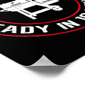 Women's dinner will be ready in 18 hours bbq funny ポスター (角)