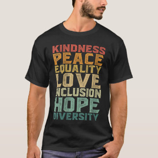 Womens Diversity Inclusion Equality Black History  Tシャツ