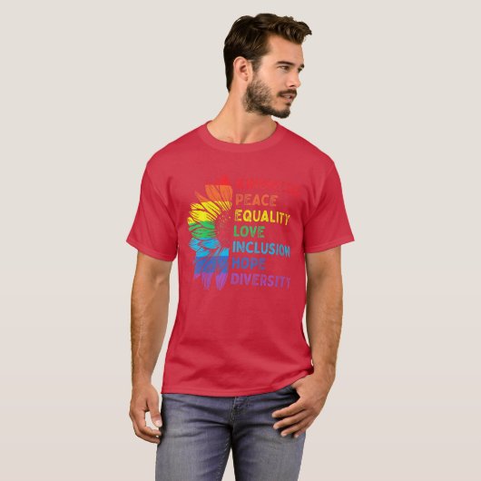 Womens Diversity Inclusion Equality Human Rights R Tシャツ (正面フル)