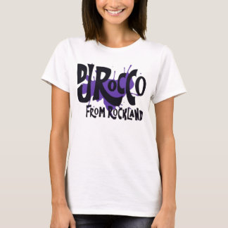 Women's DJ Rocco From Rockland ロゴ ブラック Tシャツ
