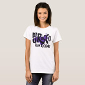 Women's DJ Rocco From Rockland ロゴ ブラック Tシャツ (正面フル)