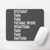 Womens Do You Know The Muffin Man Dyktmm Funny Quo マウスパッド (マウス)