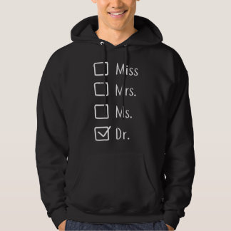 Womens Doctor Gifts For Women - Miss Mrs Ms Doctor パーカ