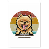 Womens Dog Mom Mors Day Gift Sunflower Schnauzer テーブルナンバー (裏面)