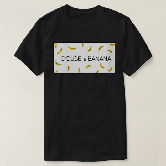 Womens Dolce and banana funny graphic design VNeck Tシャツ (デザイン正面)