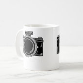 Womens Don'T Be Negative Funny Photography Camera コーヒーマグカップ (正面左)