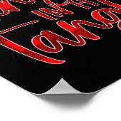 Womens Don't Get Your Tinsel In A Tangle Funny Chr ポスター (角)