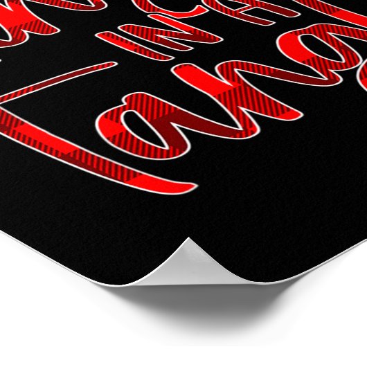 Womens Don't Get Your Tinsel In A Tangle Funny Chr ポスター (角)