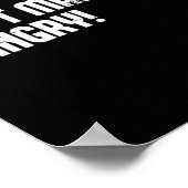 Womens Don't Make Me Hangry! V-neck  ポスター (角)