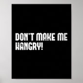 Womens Don't Make Me Hangry! V-neck  ポスター (正面)