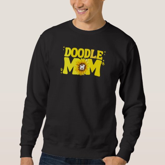 Womens Doodle Mom Labradoodle Bernedoodle Goldendo スウェットシャツ (正面)