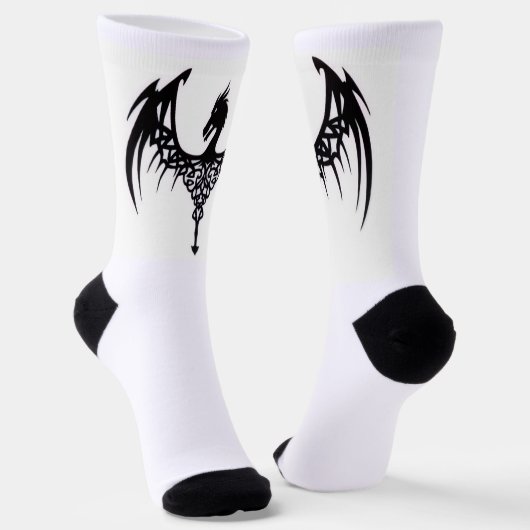 Women's Dragon symbol socks ソックス (傾斜あり)