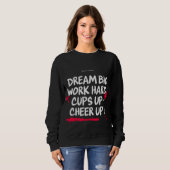 WOMEN'S DREAM BIG CHEER UP SWEATSHIRT  スウェットシャツ (正面フル)
