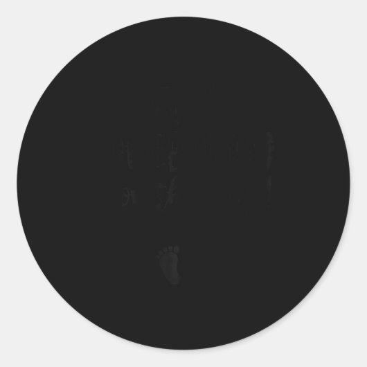 Womens Easter Pregnancy Announcemen Somebunny Is O ラウンドシール (正面)