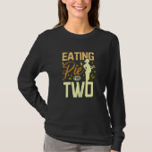 Womens Eating pie for two Tシャツ (正面)