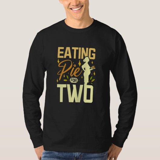 Womens Eating pie for two Tシャツ (正面)